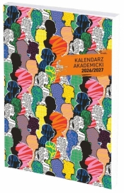 Kalendarz akad. 2026/27 A5 tyg. PCV Kolaż