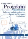 Chemia Program nauczania