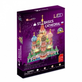 Puzzle LED 3D: Katedra Św. Bazylego (306-L519H)