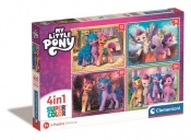 Puzzle 4w1 Super Kolor My Little Pony