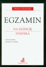 Egzamin na licencję syndyka Stepaniuk Mariusz