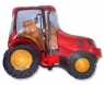 Balon foliowy Traktor czerwony 60cm