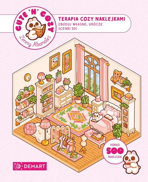 <img src='https://webimage.pl/pics/195/9/d02950C.jpg' style='height:440px' /> CUTE'N'COZY. Terapia COZY naklejkami