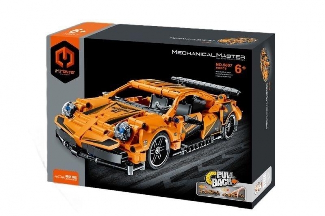 Klocki Auto pomarańczowe 490el