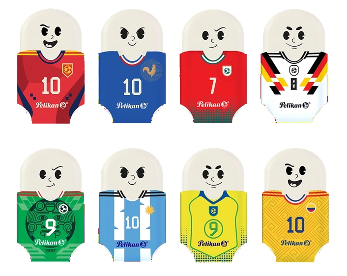 Gumka do ścierania Pelikan Squeezy Sports, 1 szt (400208878)