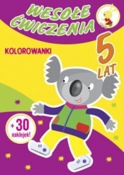 Kolorowanki 5 lat wesołe ćwiczenia - Malicki Marcin