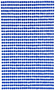 Kryształki samoprzylepne 3mm, 806 szt. dark blue (ciemny niebiski) (GRKR-047)