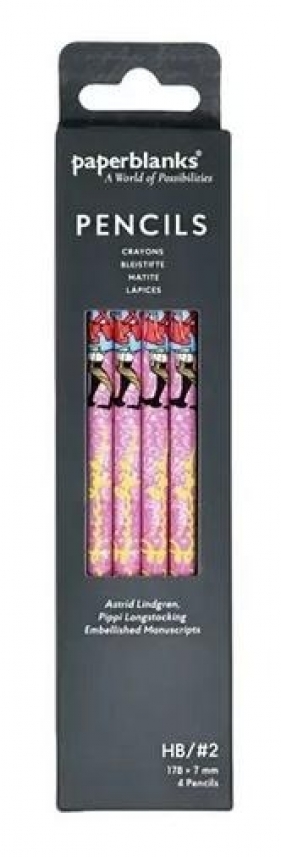 Ołówek Pippi Longstocking 4szt