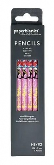 Ołówek Pippi Longstocking 4szt