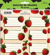 Naklejki na okładkę - Truskawka (12szt)