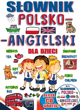 Słownik polsko-angielski dla dzieci + CD (Uszkodzona okładka)