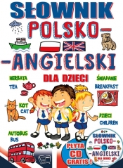 Słownik polsko-angielski dla dzieci + CD (Uszkodzona okładka)