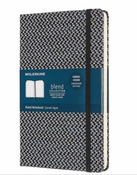 Notes Blend 19 13x21 tw. linie czarny MOLESKINE