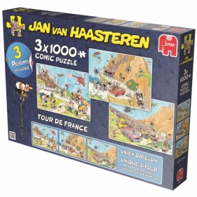 Puzzle 3x1000: Jan van Haasteren - Tour de France (19019)