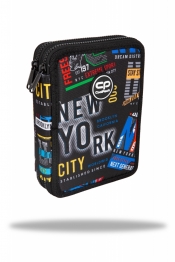 Coolpack, Piórnik podwójny z wyposażeniem Jumper XL - Big City (F077673)