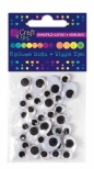 Ruchome oczka owalne mix, 36 szt. (KSOC-006)