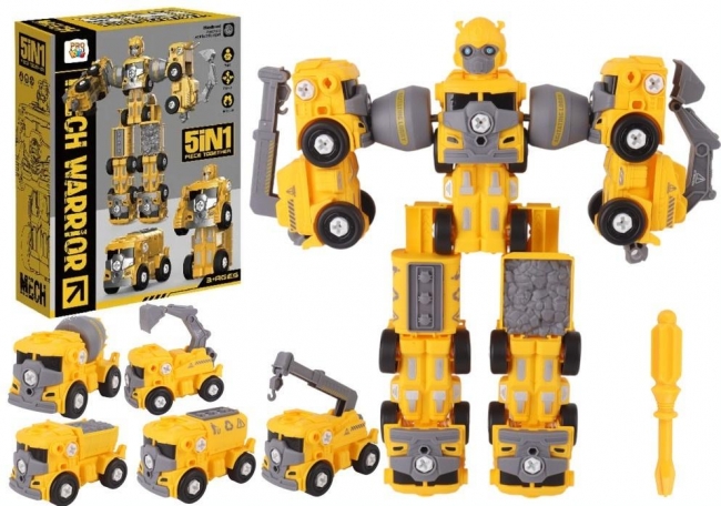 <img src='https://webimage.pl/pics/197/3/d5903943013197.jpg' style='height:440px' /> Robot 5w1 skręcany żółty