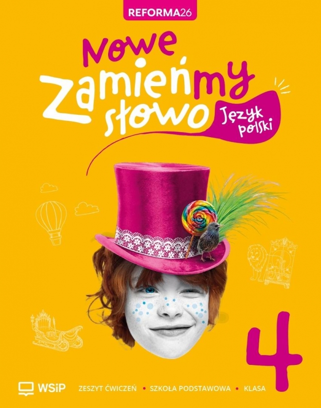 <img src='https://webimage.pl/pics/197/3/d9788302233197.jpg' style='height:440px' /> Język polski SP 4 Zamieńmy słowo ćwiczenia