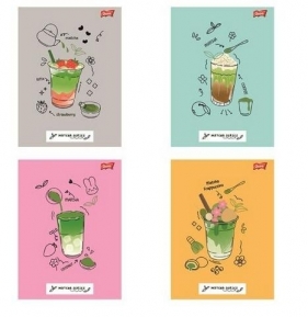 Zeszyt A5/32k linia kolorowa Matcha Mood, 1 szt