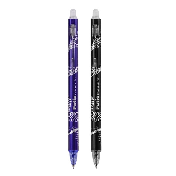 Długopis wymazywalny Patio - czarny/niebieski