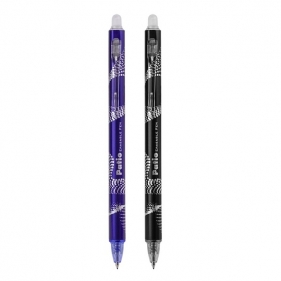Długopis wymazywalny Patio - czarny/niebieski