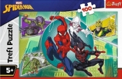 Puzzle 100 Spiderman Pajęczna