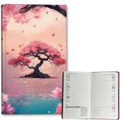 Kalendarz 2026 A6 tygodniowy Sakura