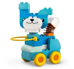 Lego, Duplo - Zwierzątka na kółkach 3w1, 58 el. (10448)