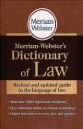 Dictionary of Law Merriam Webster