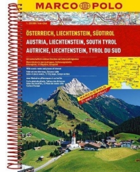 Atlas Austria 1:200 000 spirala MARCO POLO - Praca zbiorowa