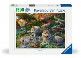Ravensburger, Puzzle 1500: Wiosenne wilki (12000719)