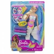 Lalka Barbie Syrenka Kolorowa Magia