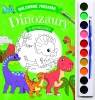  Malowanie farbkami. Dinozaury
