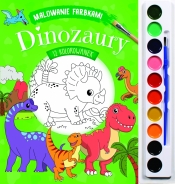 Malowanie farbkami. Dinozaury