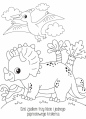 Malowanie farbkami. Dinozaury - Izabella   Sieńko-Holewa