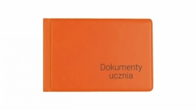 Okładka na dokumenty ucznia małe orange