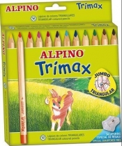 Kredki ołówkowe Trimax 12 kolorów ALPINO