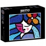 Puzzle 1000 Romero Britto, Dziewczyna z kwiatkiem