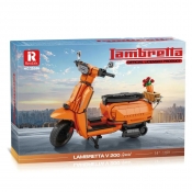 Klocki konstrukcyjne - Skuter Lambretta V200 Orange (11036)