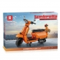 Klocki konstrukcyjne - Skuter Lambretta V200 Orange (11036)