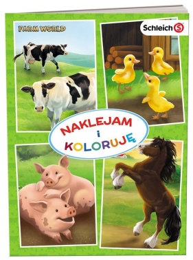 SCHLEICH Farm World Naklejam i koloruję