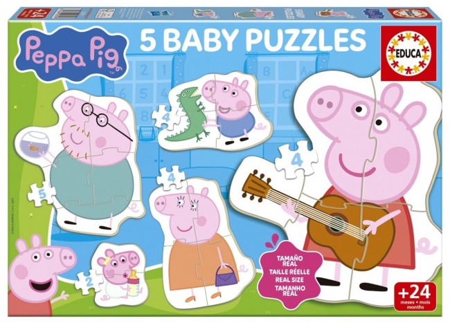 <img src='https://webimage.pl/pics/198/3/d8412668203198.jpg' style='height:440px' /> Puzzle 2-5 Świnka Peppa