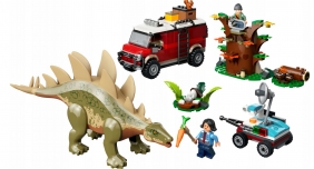 Lego, Jurassic World - Dinomisje: odkrycie stegozaura, 420 el. (76965)