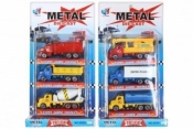 Auto budowlane metalowe 10cm 3el