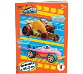 Hot Wheels. Kolorowanka z Naklejkami (NA-1601)