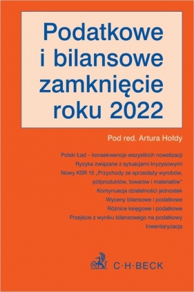 Podatkowe i bilansowe zamknięcie roku 2022