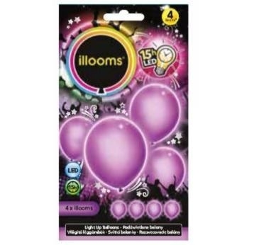 Balony LED Fioletowe (ILL80004)