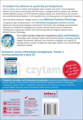 Informatyka Europejczyka poziom 1 z płytą CD - Kiałka Danuta, Kiałka Katarzyna