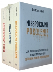 Pakiet: Niespokojne pokolenie / Prawy umysł / Rozpieszczony umysł - Jonathan Haidt, Greg Lukianoff