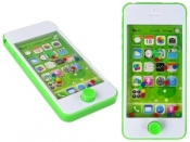 Telefon komórkowy z grą zręcznościową zielony